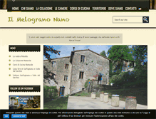 Tablet Screenshot of ilmelogranonano.com